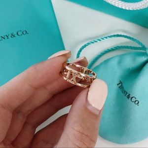 Tiffany & Co. Atlas Rose Gold Ring